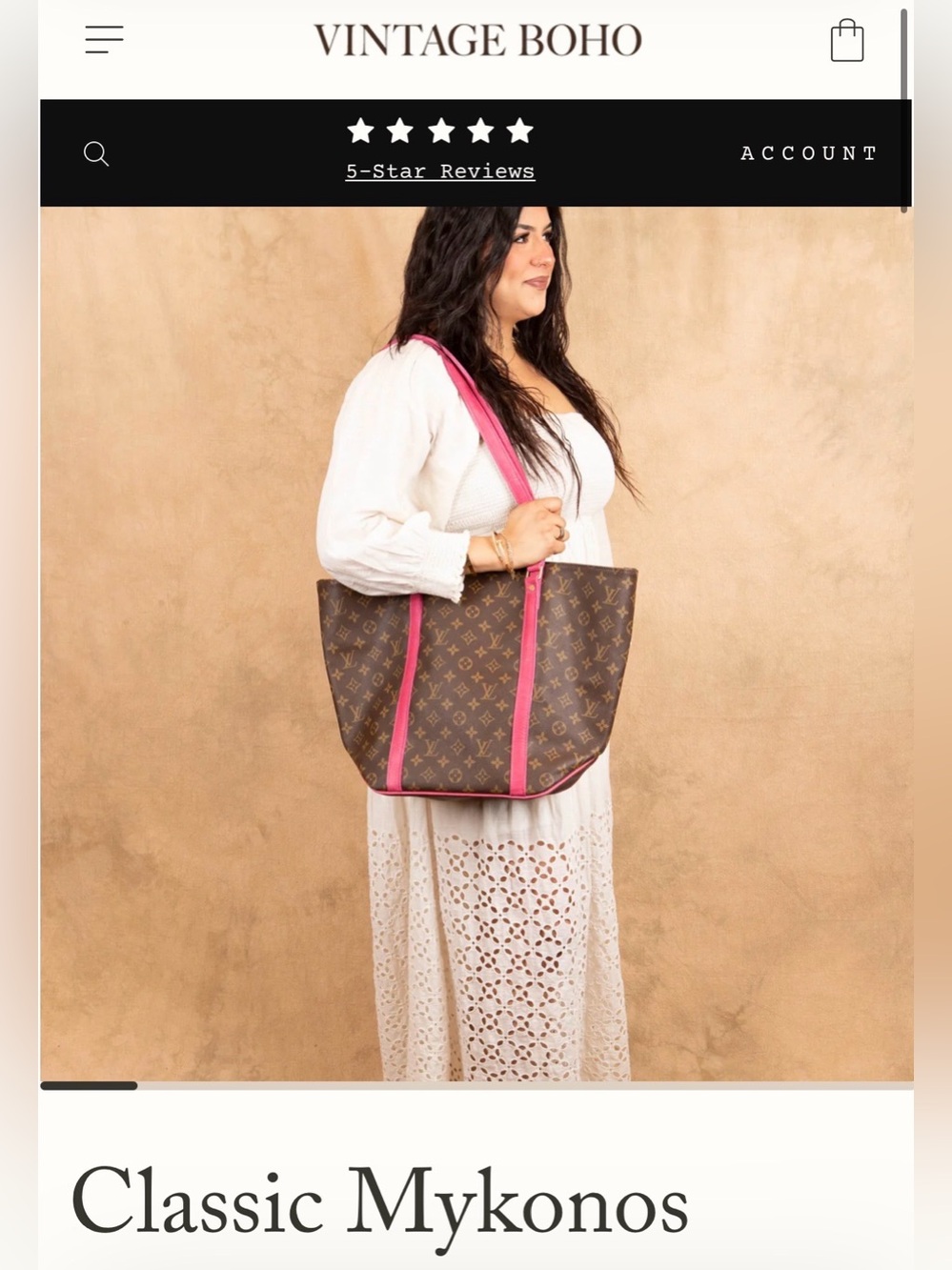 VB Louis Vuitton Classic Mykonos